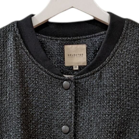 Selected Femme Jeans Women's Varsity Jacket Size 36 Style Melissa LS-Jacket-FJ - Picture 4 of 8